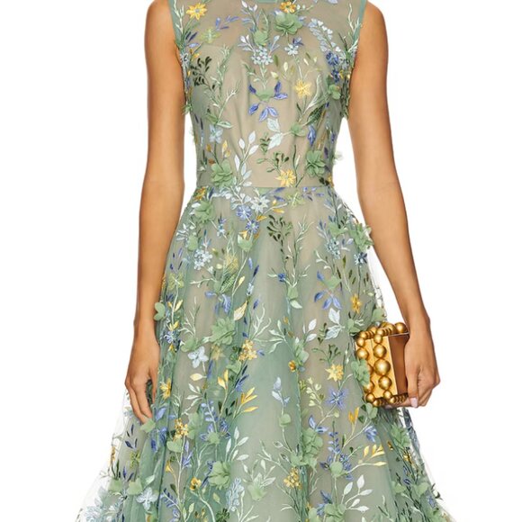 Bronx and Banco Saba Floral Midi Dress - Worn once! - Picture 1 of 7